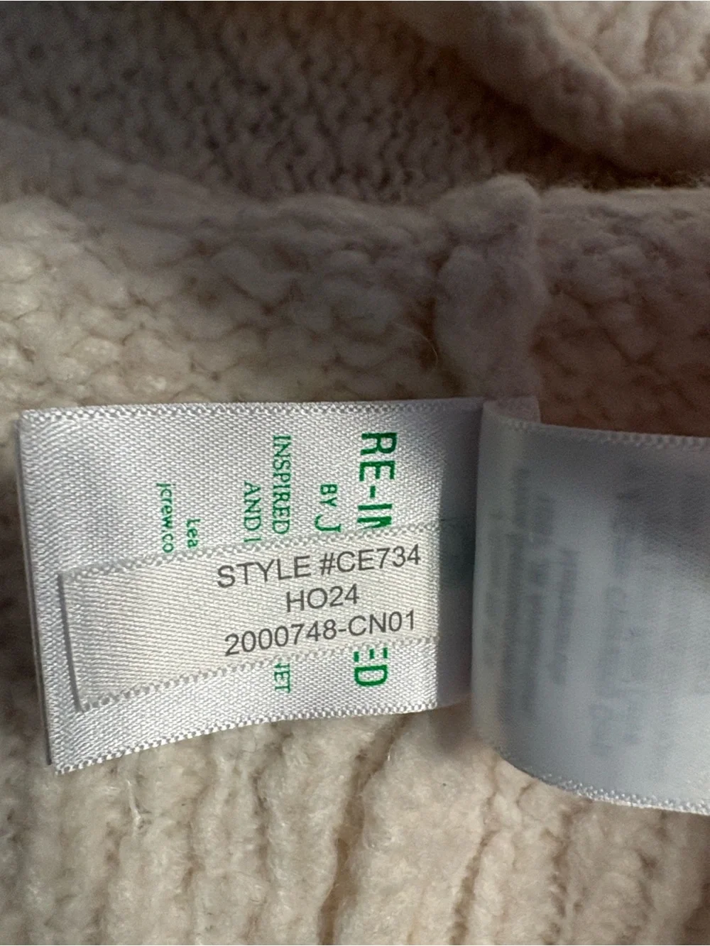 J. Crew Relaxed Cardigan in Textured Yarn Size S Cream Oversized Wool Layering